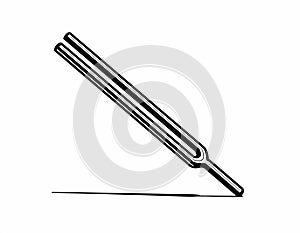 Tuning Fork Illustration