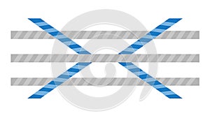 Minimalist Intersecting Lines Abstract Pattern, vector design Generative AI