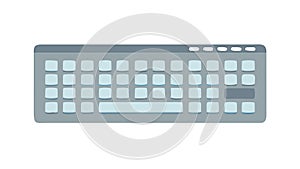 Minimalist Keyboard Icon Vector, Computing & Data Entry, vector design Generative AI
