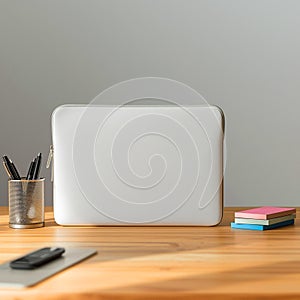 Minimalist Laptop Sleeve Modern Desk Workspace
