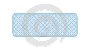 Minimalist Light Blue Grid Pattern Background, vector design Generative AI