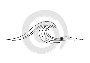 Is black on a white background, emphasizing the simplicity and elegance