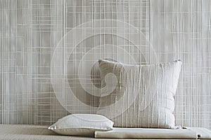 Minimalist linear patterns in soft hues, creating a sense of structure and wellness photo