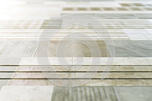 Minimalist linear patterns in soft hues, creating a sense of structure and wellness photo