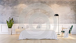 Modern Loft Design of Bedroom Interior