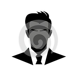 Minimalist Manager Icon In Bruce Timm Style