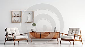 Minimalist Mid-century Modern Furniture Set With Zen-inspired Design