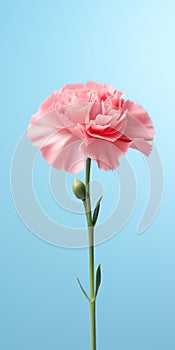 Minimalist Mobile Wallpaper: Elegant Carnation On Distinctive And Hisense H8g