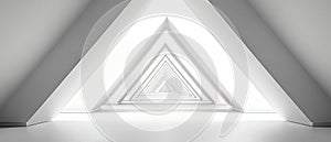 Abstract Triangular Corridor Design