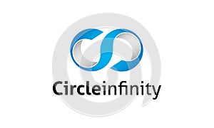 Circle Infinity logo template