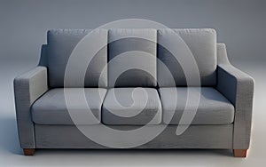 Minimalist modern sofa in the empty room