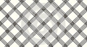 Minimal Diagonal Plaid Grid Seamless Pattern