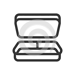 Open Empty Storage Container, Simple Design