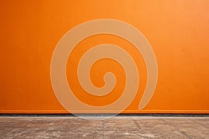 Plain Orange Background with Smooth Texture