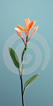 Minimalist Orange Flower Mobile Wallpaper For Sensational And Samsung Qn900a