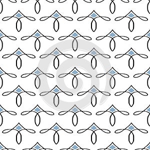 Minimalist pattern with simle ornament