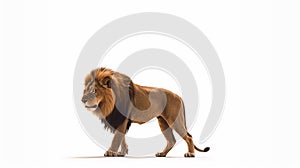 Minimalist photography of a Lion King