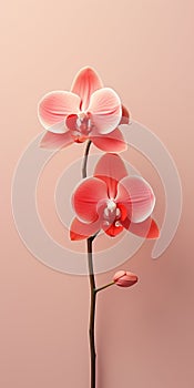 Minimalist Pink Orchid Mobile Wallpaper For Best And Hisense H8g