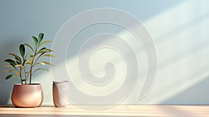 Minimalist Plant Illustration With Smooth Finish - Photostock