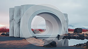 Minimalist Postmodern Architecture In Iceland\'s Rocky Terrain