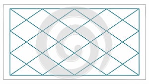 Minimalist Seamless Grid Pattern with Intersecting Diagonal Lines, vector design Generative AI