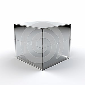 Minimalist Silver Cube: A Fusion Of Thom Mayne And Donald Judd\'s Design photo