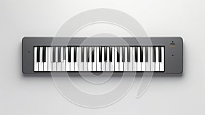 Minimalist Simple Art Belgian Dubbel With Keyboard