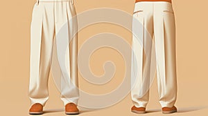 Minimalist Simple Art Belgian Dubbel Pants - A Perfect Blend Of Style And Taste