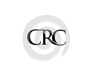 Minimalist Simple Letter CRC Logo Design