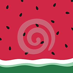 Minimalist summer watermelon wallpaper.