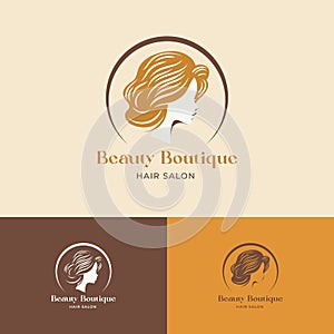 Minimalist Trendy Beauty Salon Logo