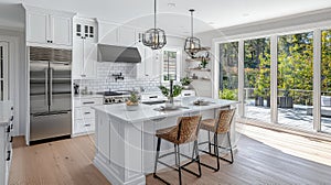 minimalist updated kitchen