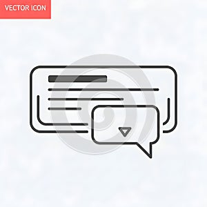 Message Notification Icon