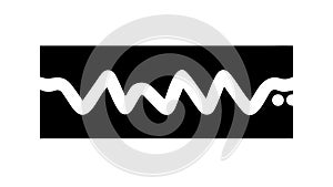 Minimalist Wavy Line Abstract Pattern Vector, vector design Generative AI