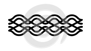 Minimalist Wavy Lines Vector: Subtle Flowing Abstract Pattern Design, vector design Generative AI