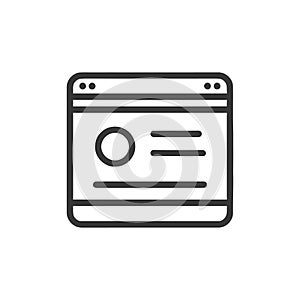 Simple Webpage Interface Design, Clean User Interface Layout