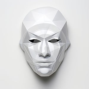 Minimalistic 3d Mask: Low Polygon Design By Selena Gomez