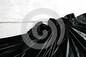 Minimalistic abstract design with overlapping textured layers