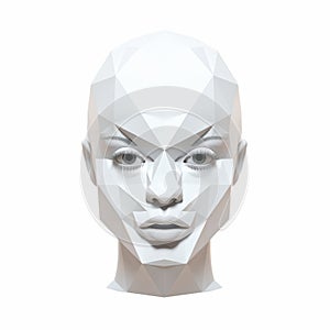 Minimalistic Afrofuturism: Award-winning 3d Low Poly Face Mask