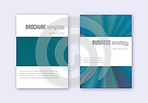 Minimalistic cover design template set