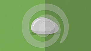 Minimalistic emphasizing the contrast between the object and its