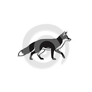 And minimalistic emphasizing the fox s recognizable features