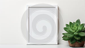 Minimalistic Frame Synchronization Mockup With Photorealistic Design