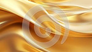 Minimalistic Gold Foil Background with Light Reflections AI Generated