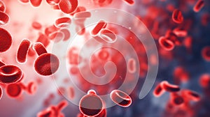 Minimalistic Image of Chronic Bronchitis Disease in Human Cells AI Generated