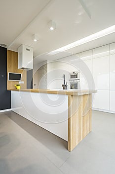 Minimalistic kitchen interior