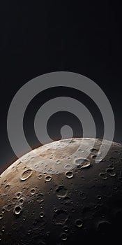 Minimalistic Mars Moon Surface Iphone Ios Wallpaper photo