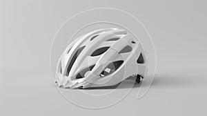 Minimalistic and modern blank mockup of a bicycle messengers helmet