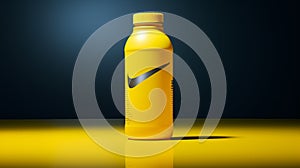 Minimalistic Nike Sports Drink Bottle - High Quality Product Photography