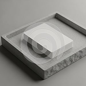 Is minimalistic rendered in grayscale emphasizing simplicity and clean